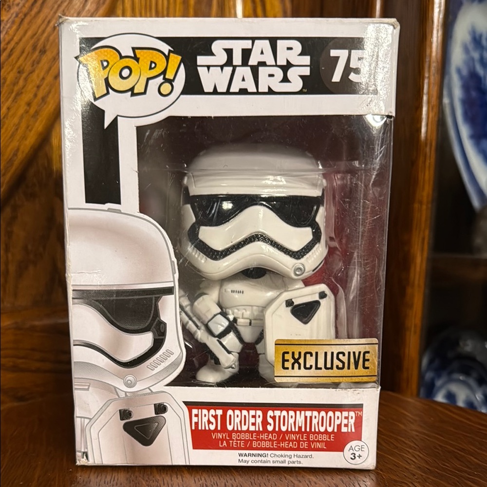 Funko Pop! Star Wars 75 First Order Storm Trooper new in box! A Bobblehead too!